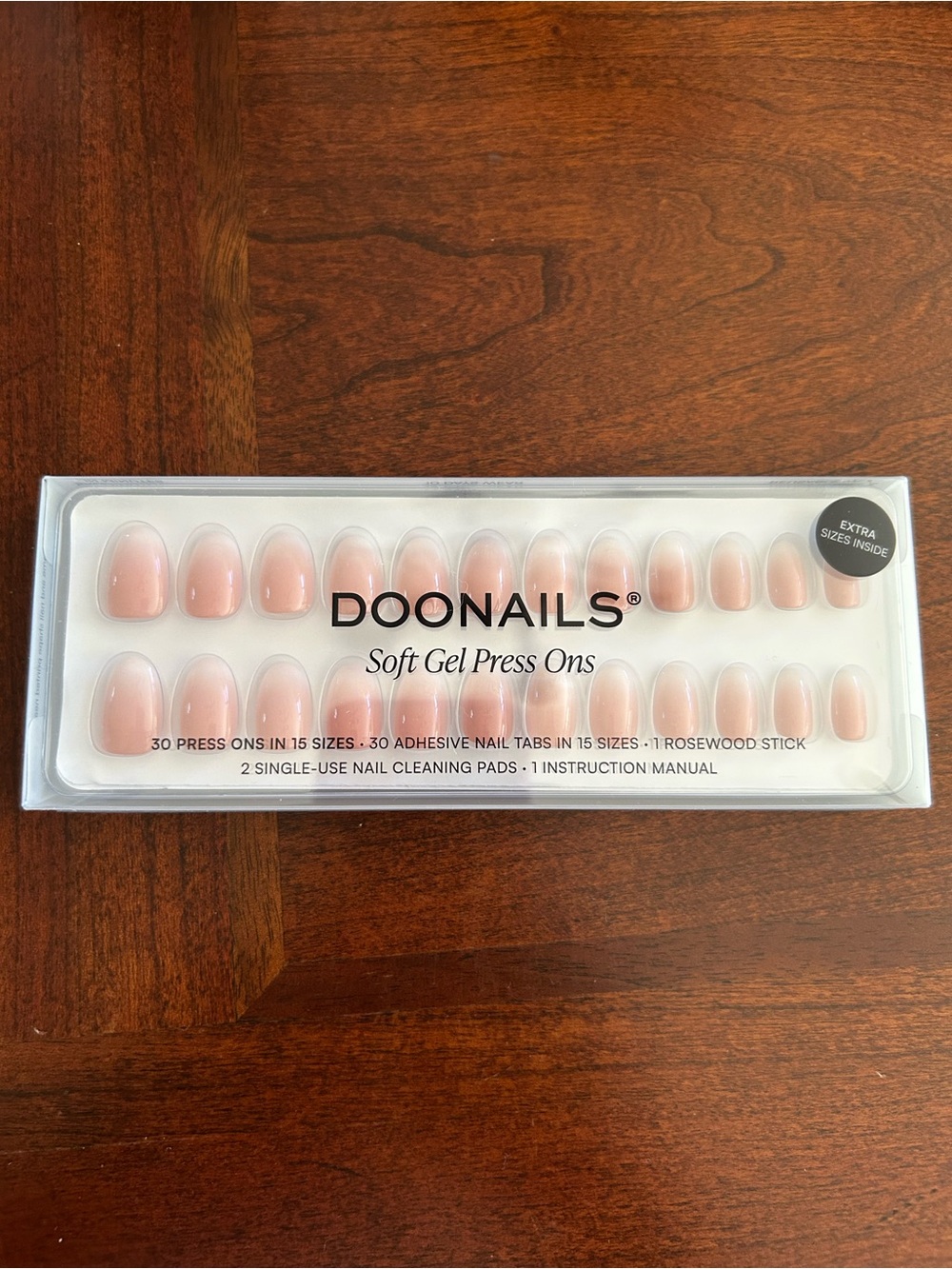 Doo Nails Soft Gel Press Ons - Nude Pink Set